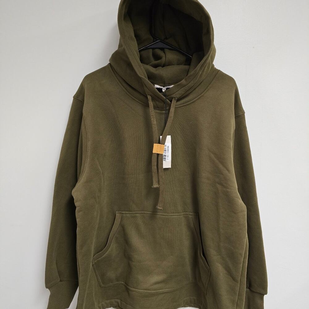 Martha Stewart Pullover olive green hoodie NWT size Large